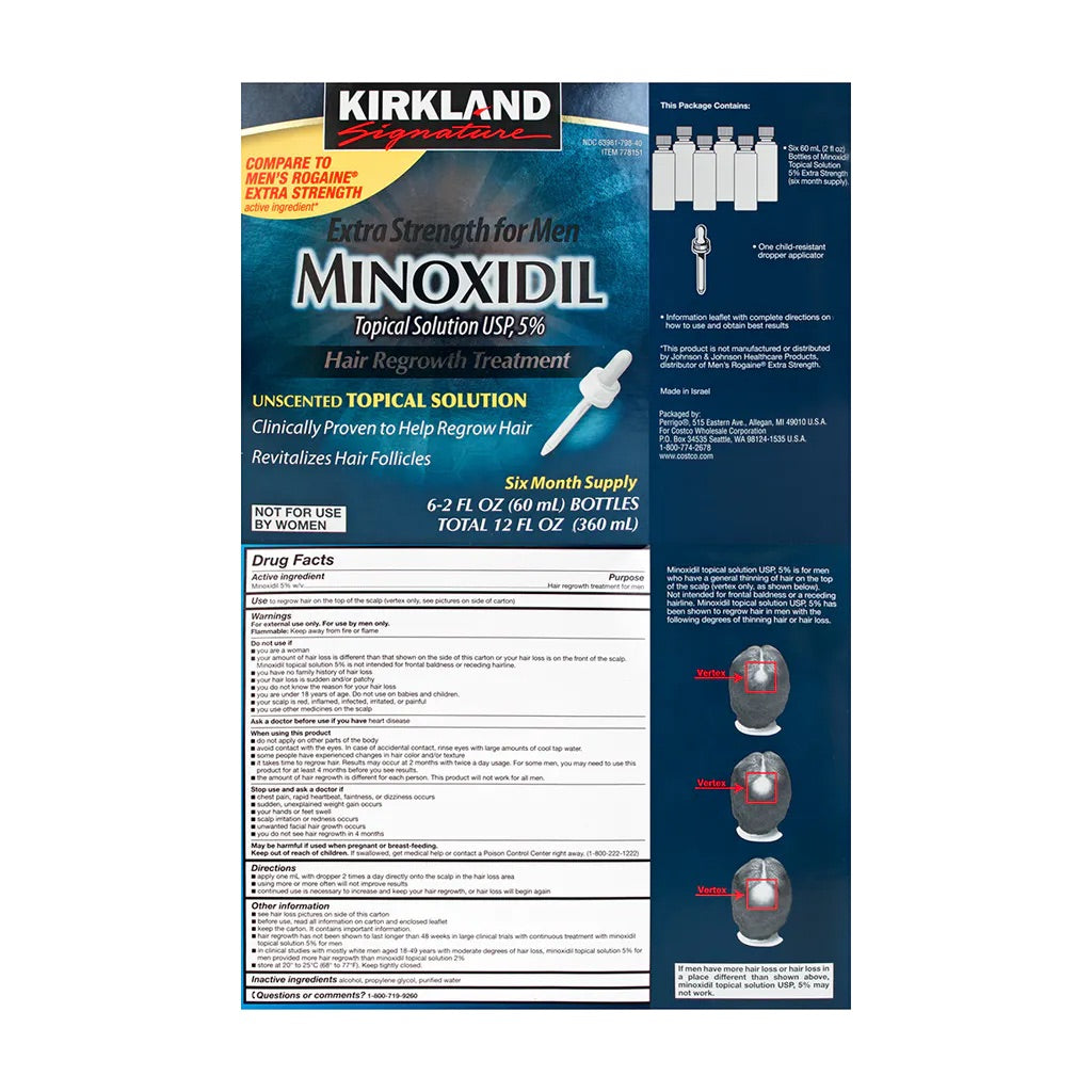 KIRKLAND MINOXIDIL HAIRLOTION