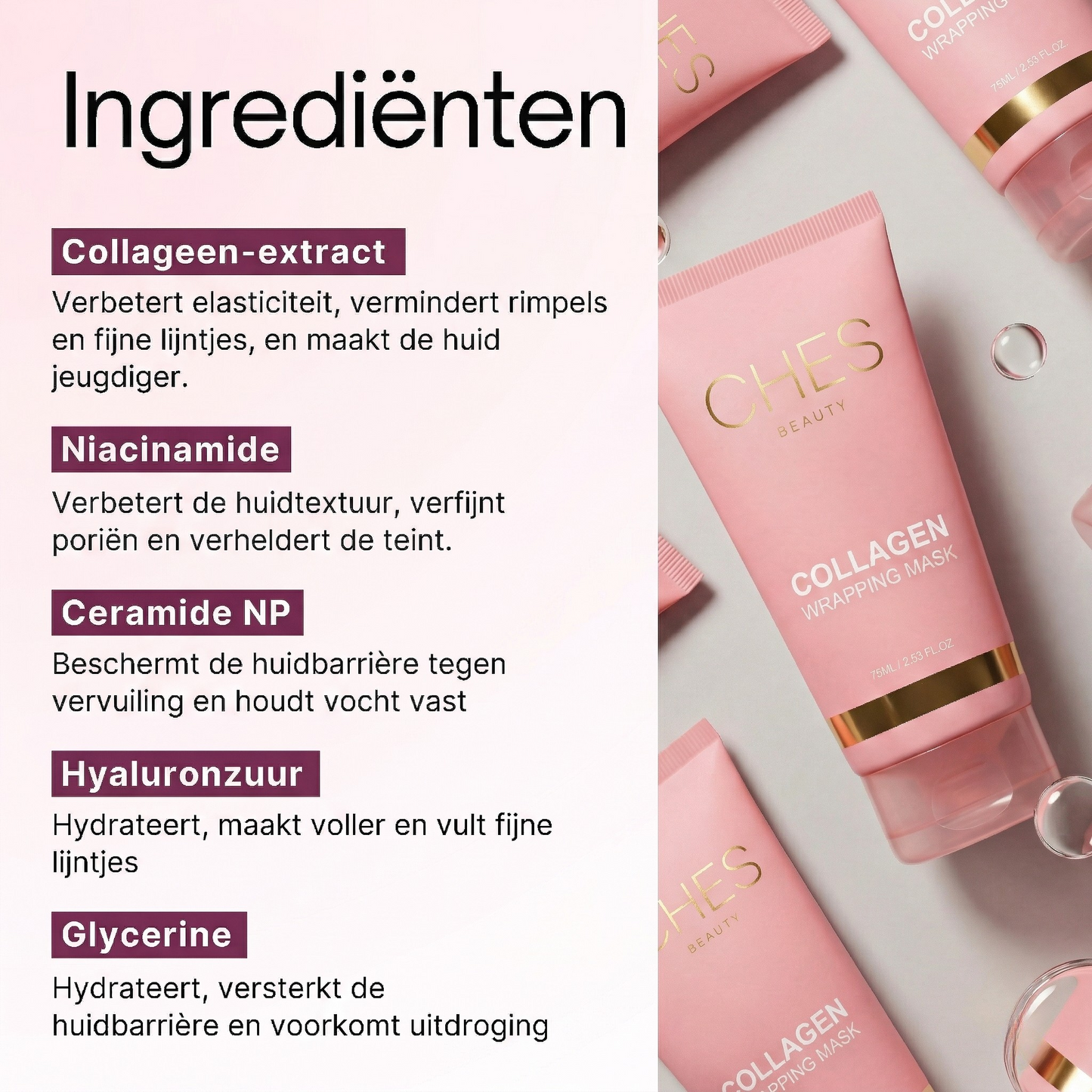 CHES | COLLAGEEN MASKER